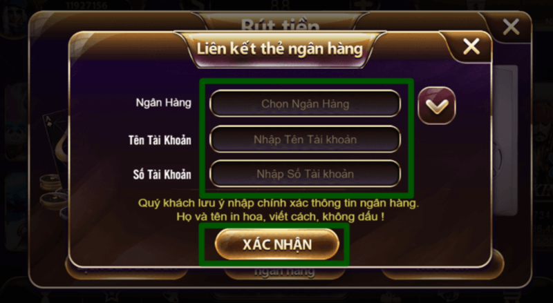 Rút tiền nhanh chóng ngay khi liên kết thẻ ngân hàng