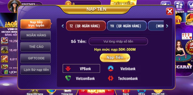 Hướng Dẫn Từng Bước Nạp Tiền Game Bài 68 cho người mới bắt đầu