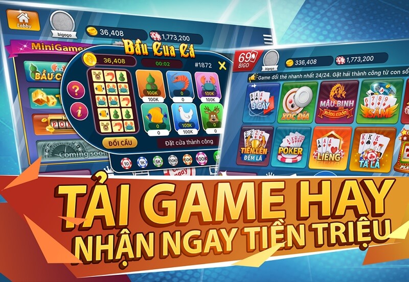 Top game bài đổi thưởng thẻ cào hot nhất